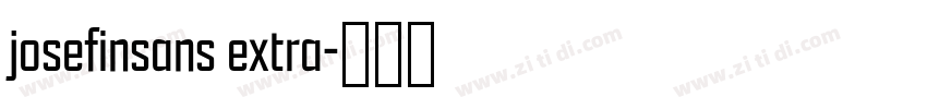josefinsans extra字体转换